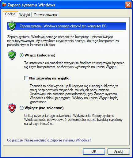 Zapora systemu Windows